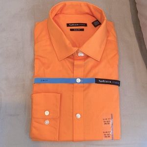 Van Heusen slim fit dress shirt size 16-16 1/2. 34/35